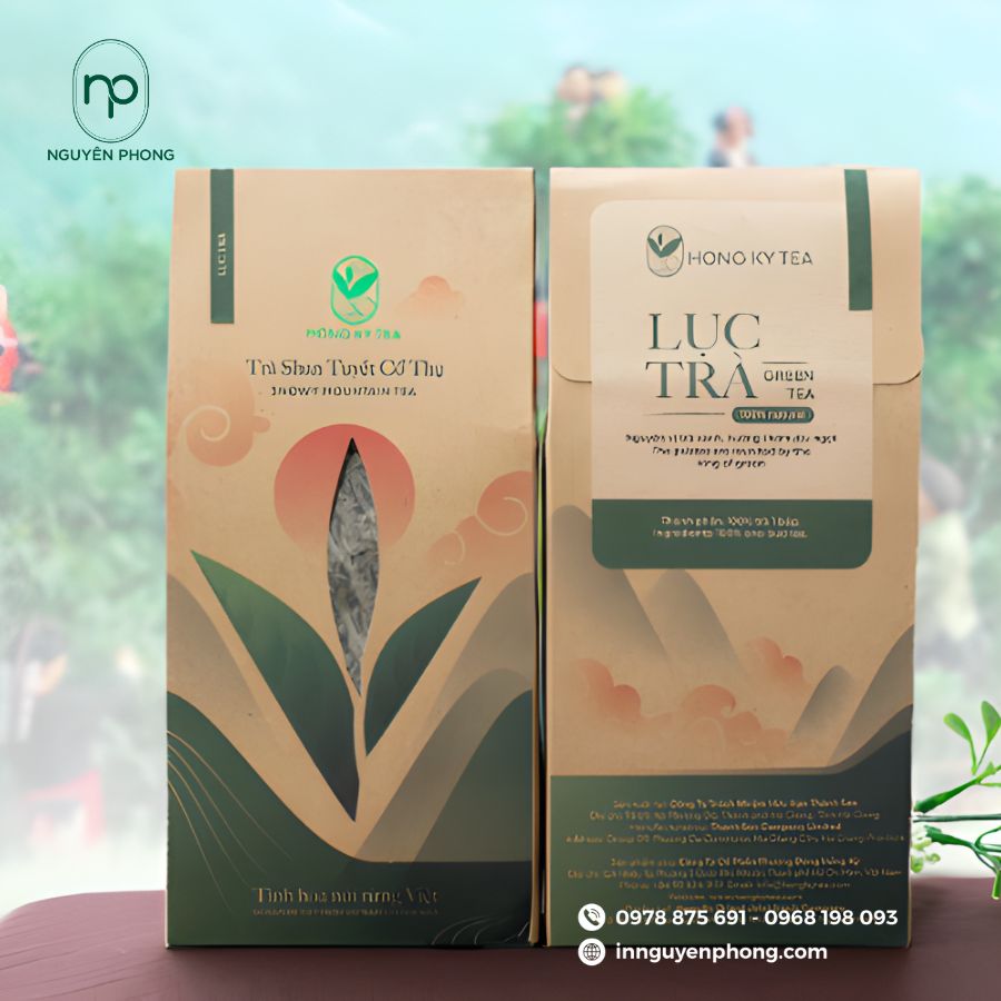 In hộp giấy đựng trà Shan Tuyết cổ thụ 